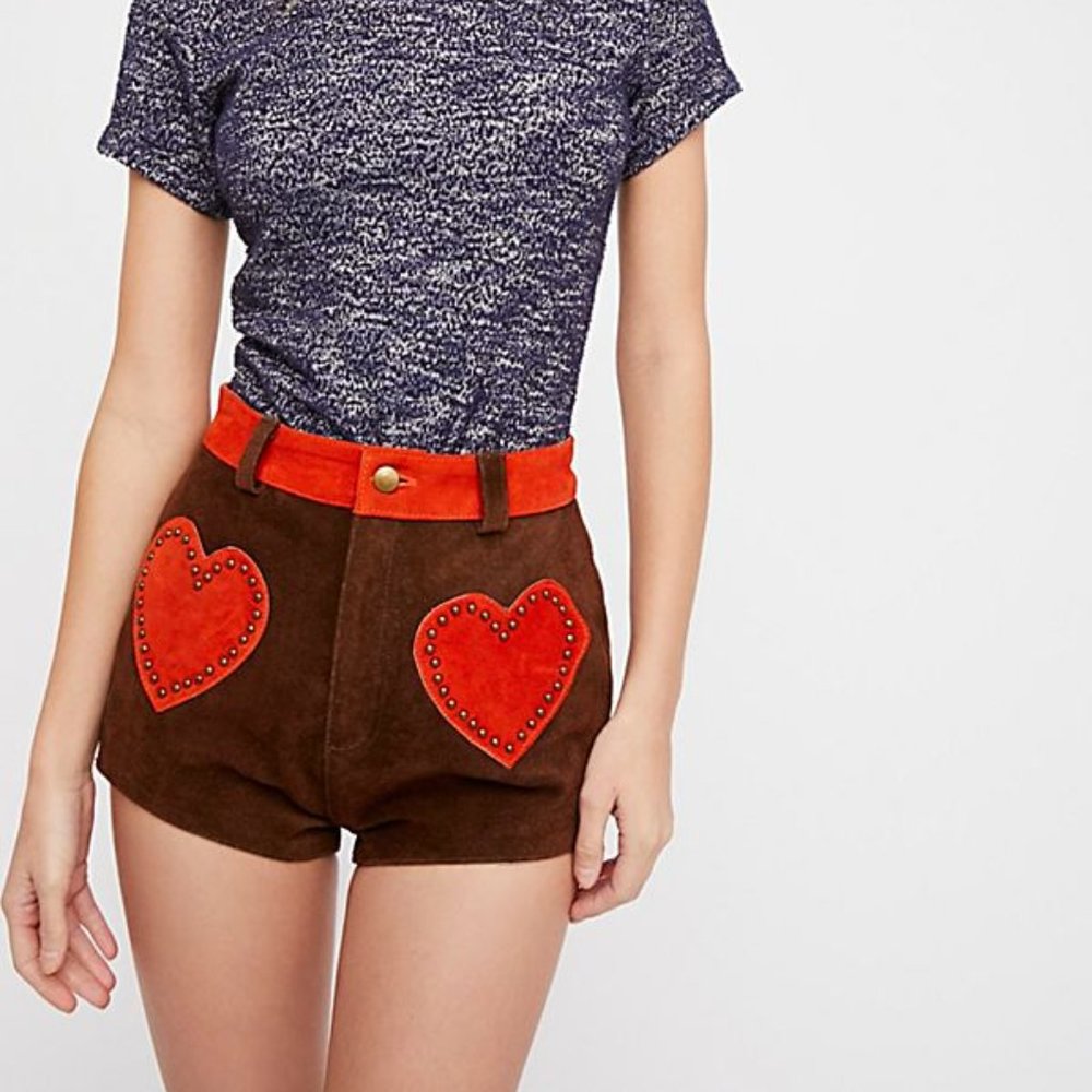 Understated Leather Shorts